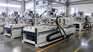 China Factory Heavy Duty Frame 3 Axis Wood ATC CNC Router Machine 1325 1530 2030 ATC Nesting Cnc Router para muebles de panel - Product Image 4