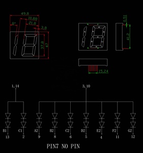 1 Inch 2 <strong>Digit</strong> 7 Segment Led Display Screens Large Display Led Outdoor Digital Signages - Product Image 5