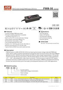Media ben LED di alimentazione di commutazione PWM-90-12DA2 PWM-90-24DA2 90W PWM uscita IP67 impermeabile tecnologia di controllo DALI-2 - Product Image 5