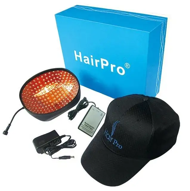 Chapéu claro vermelho portátil do laser do tampão 272 do laser do diodo da terapia 272 do cabelo do CE LLLT para o tratamento home do crescimento do cabelo anti-perda de cabelo