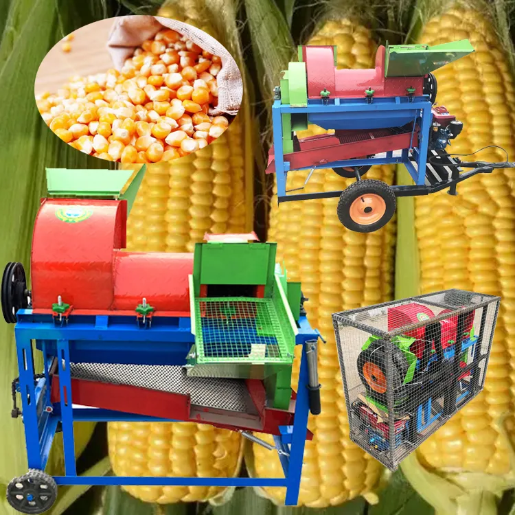 DIBO-desgranadora multifuncional y trilladora de maíz, máquina de trillado