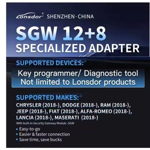 Lonsdor SGW FCA 12+8 Special Adapter for Chrysler/ Dodge Compatible with Mulit <strong>Key</strong> <strong>Programmer</strong> / Diagnostic Tool - Product Image 5
