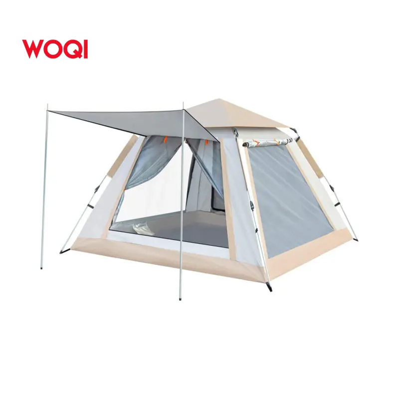 Небольшая четырехсторонняя водонепроницаемая ветрозащитная палатка с серебристым клеем