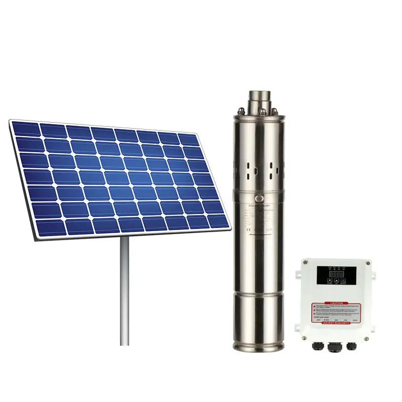 48V 1hp solar submersible pump price solar water pump super submersible pump for agriculture