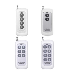 Universal 433MHz Fernbedienung Lerncode 1527 HF-Modul Drahtlos 2/4/6/8 Tasten antenne Reichweite 1000m Reichweite - Product Image 1