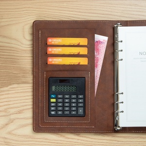 Power Bank Business Notebook A5 Kreatives multifunktion ales Briefpapier Drahtloses Laden USB Power Bank Notebook mit Taschen rechner - Product Image 6
