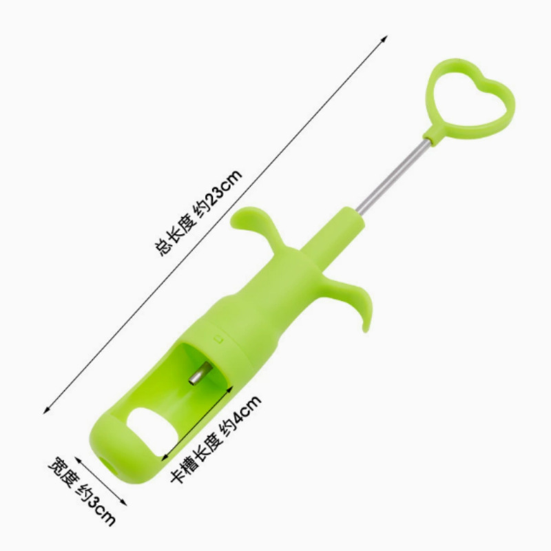Fruit Green Heart-Shaped Pit Remover