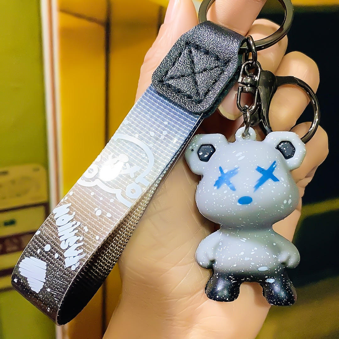 Pendentif Dégradé Étoile Ours-gris