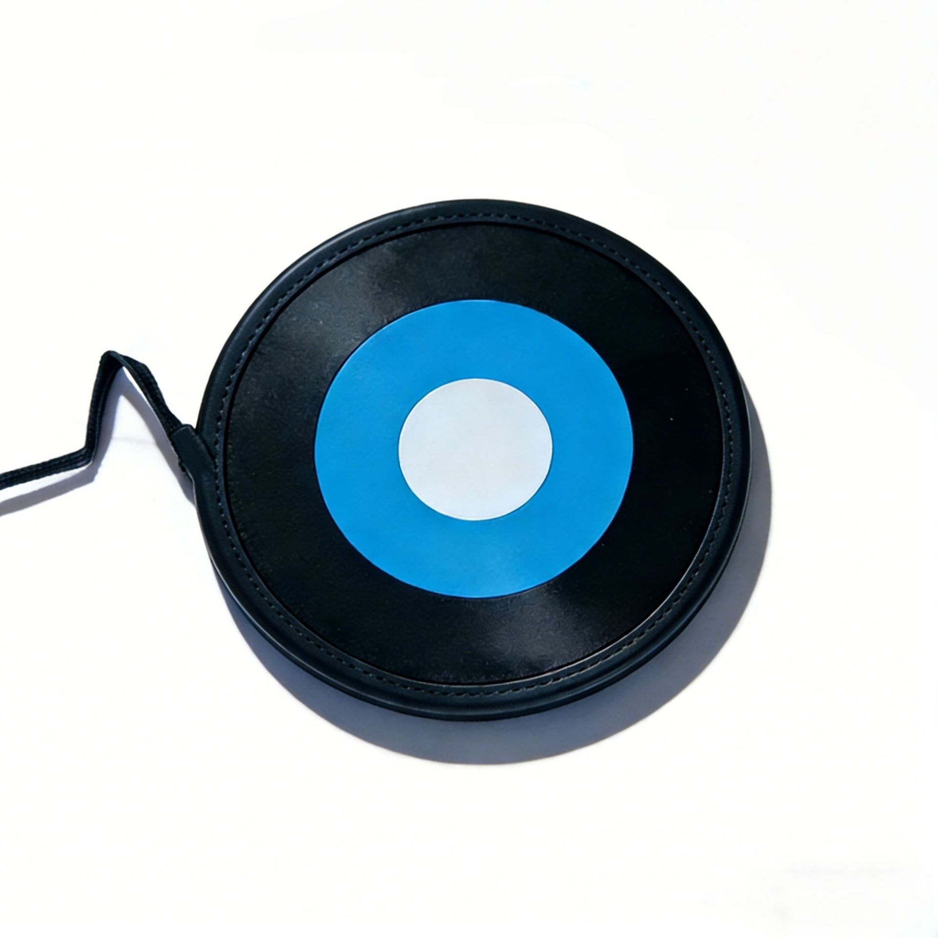 Cible longue en corde bleue