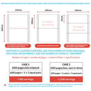 China Fabrikant Premium Kwaliteit <span class=keywords><strong>Computer</strong></span> Vorm Ncr Papier Zelfkopieerloos Kopieerpapier Fabriek Groothandel 190Mm 3-laags 4-laags 5-laags 6-laags - Product Image 6