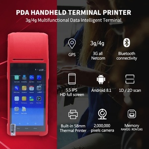 Handheld <strong>Android</strong> Pos System 2D <strong>Scan</strong> Terminal ITCF3H 5.5inch Touch 4G WIFI NFC Built-in Printer - Product Image 3