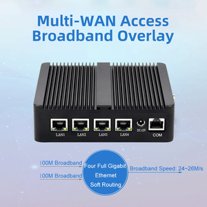 J4125 N5105 Linux Pfsense 4 NIC Intel I225 2.5G Gigabit <strong>Network</strong> Fanless Mini Pc Firewall Gateway Soft Router with Multi-Ethernet - Product Image 6