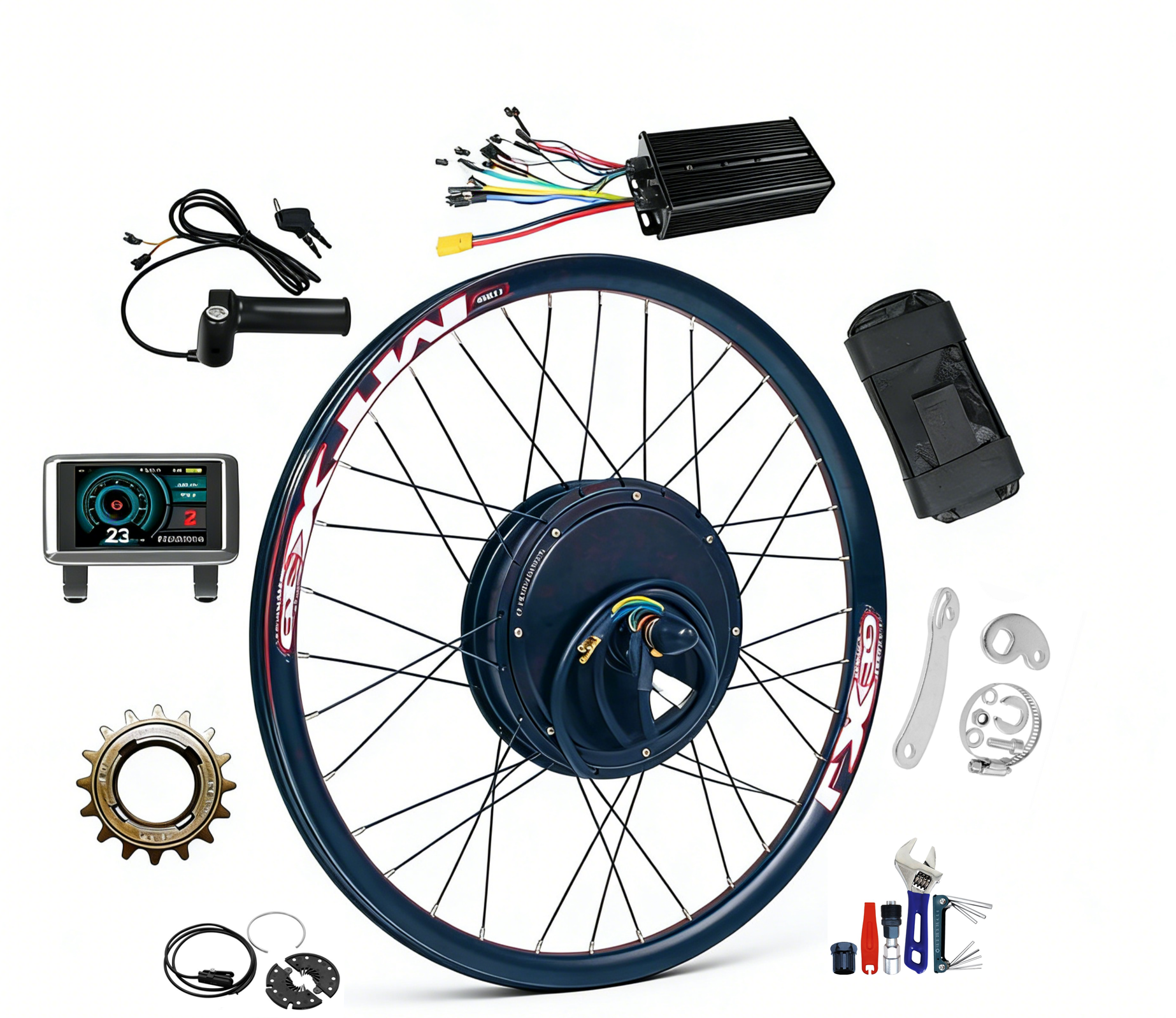 Jante MTX noire de 27,5 pouces