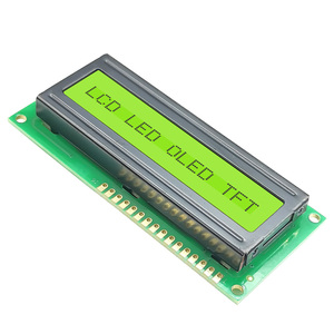 LCD 1601 Zeichen anzeige HD mit Hintergrund beleuchtung Parallel anschluss modul ST7066 Gelb unterstützt die Anpassung - Product Image 4