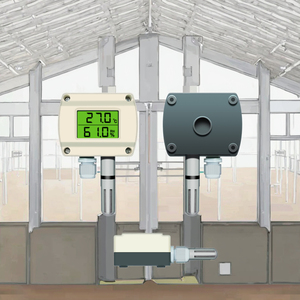 Gewächshaus-Temperatur-und Feuchtigkeit sensor Modbus-Temperatur-Feuchtigkeit sensor mit Anzeige Infrarot/Thermisch/Digital - Product Image 1