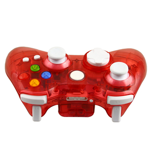Kristal renk ile LED ışık kablosuz denetleyicisi için 360 uyumlu Win 7/8 Win 10 PC oyun için Xbox360 denetleyici - Product Image 5