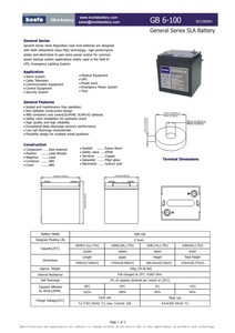 不间断电源用6伏铅酸电池100ah可充电电池 - Product Image 4