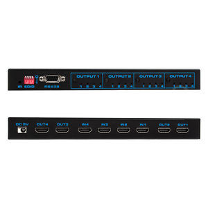 4K HDMI Matrix 4x4 4 in 4 Out HDMI2.0b Switch Splitter 4K 60Hz Box EDID con control remoto RS232
