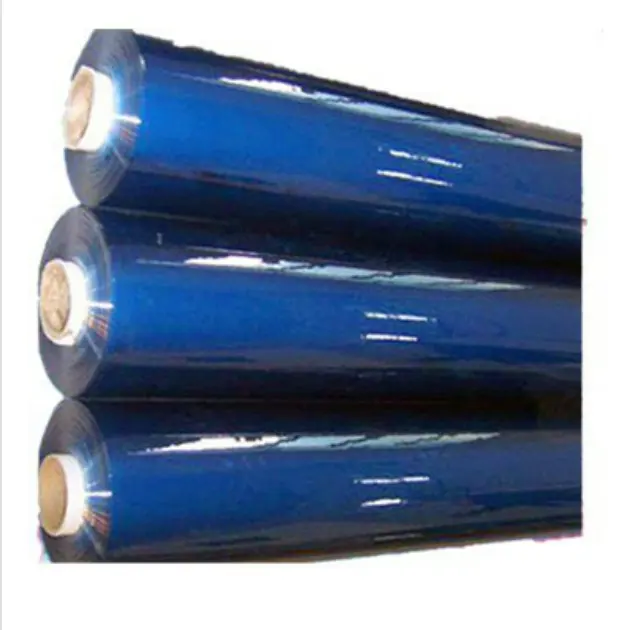 Рулоны прозрачной гибкой пластиковой пленки из ПВХ толщиной 0,07-0,5 мм для упаковки