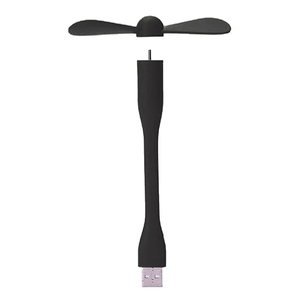 Mini ventilador de refrigeración USB portátil Flexible creativo personalizado para banco de energía adaptador de carga de ordenador portátil - Product Image 1