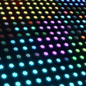 50mm Dmx indirizzabile Led Pixel String Point RGB luci programmabili fiera permanente di natale pista di illuminazione