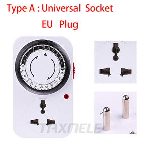 24 ore Timer Meccanico Timer Interruttore Presa standard UE Timer Meccanico 220V 16A spina di UE Elettrica Programma Timer Interruttore di Alimentazione - Product Image 3