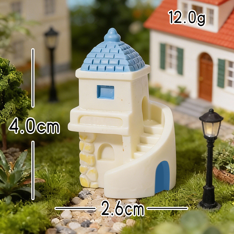 Blue and white house