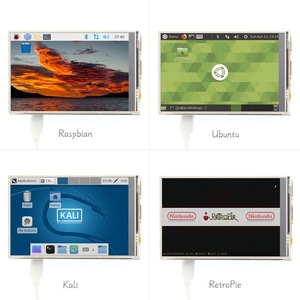 Monitor Touch Screen capacitivo da 4 pollici per Display Raspberry Pi 3B/4B MHS