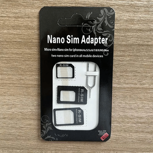 4合1标准sim卡更换适配器转换器将坎特尔sim卡适配器纳米sim卡设置为微型 - Product Image 5