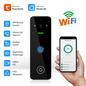 Waterproof Wifi Video <strong>Intercom</strong> Tuya Smart <strong>Fingerprint</strong> Access Control <strong>System</strong> With <strong>Fingerprint</strong> and Card PST-VC4-F - Product Image 6