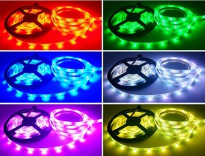 热销5050 SMD <span class=keywords><strong>LED</strong></span>白色<span class=keywords><strong>RGB</strong></span>彩色IP68防水<span class=keywords><strong>24V</strong></span> 12V 5050 <span class=keywords><strong>LED</strong></span>灯带