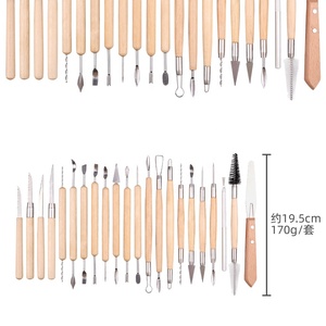 Paul Cezanne Hot Sale Ceramic <strong>Clay</strong> Tools 37 Pieces Pottery Tools <strong>Clay</strong> Carving Tools Set With Canvas Bag - Product Image 6