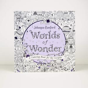 Custom Illustration Relax Adventure Paperback Color-inner <strong>Worlds</strong> of Wonder Coloring <strong>Book</strong> for the Curious - Product Image 3