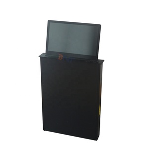 18.5 Retractable Monitor Smart Office <strong>Computer</strong> Lcd Monitor Lift Mechanism for Conference Solution - Product Image 1