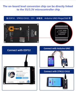 4.0 pollici SPI porta seriale TFT schermo LCD capacitivo touch screen modulo di visualizzazione 320*480 supporta Arduino - Product Image 2