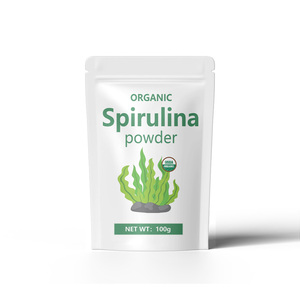 Poudre d'extrait de spiruline de marque privée Personnaliser la poudre d'algues spiruline 100g Poudre de spiruline biologique - Product Image 6