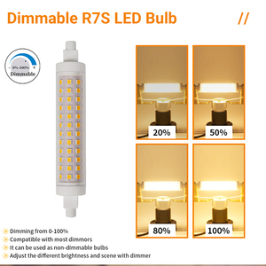 OEM/ODM 78mmR7sハロゲン照明の代替調光可能LEDランプSMD283510W 1337LM AC120v60Hz光源 - Product Image 3