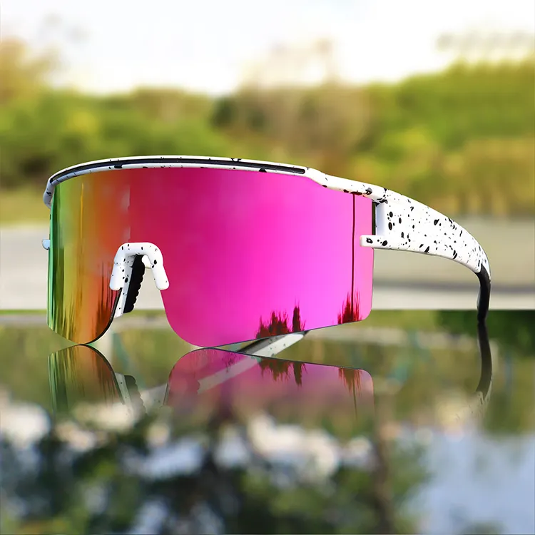 2024 nuevas gafas de sol deportivas para ciclismo, gafas de sol polarizadas para playa, voleibol, gafas de sol deportivas con logotipo personalizado, gafas de sol UV400