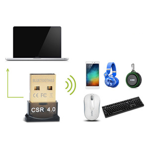 USB BT 4.0 CSR Wireless-Computer adapter Langlebiges Kunststoff-Audio-und Video zubehör mit Laufwerk-Audio empfänger und-sender - Product Image 1