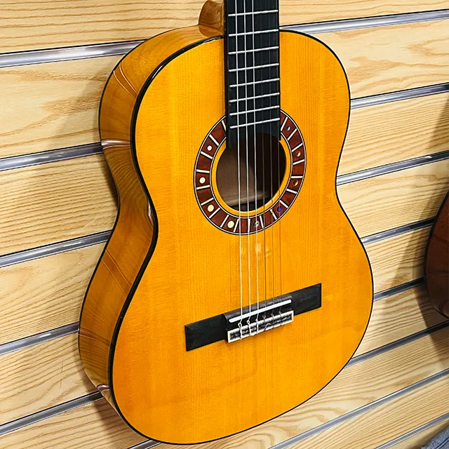 Guitarra Clásica Premium de 36 pulgadas, alta calidad, de madera de abeto sólido brillante, precio directo de fábrica