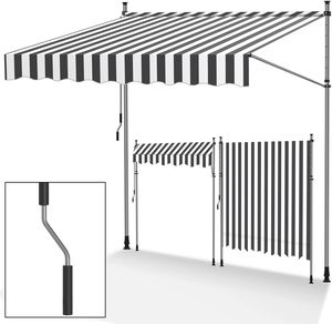 El krank kelepçe tente hiçbir sondaj tente balkon tente UV dayanıklı ve su geçirmez veranda balkon posta sipariş için ambalaj - Product Image 1
