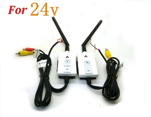 高2.4G无线RCA视频发射器接收器新型24v高清塑料汽车后视监视器DVD倒车摄像头卡车车辆 - Product Image 3