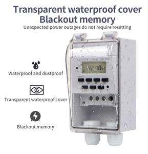 QJC 220V interruttore di controllo del tempo Timer interruttore di temporizzazione impermeabile regolatore del tempo con interruttore automatico - Product Image 2