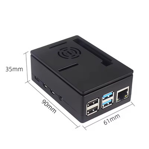 Raspberry Pi Box 4-я оболочка Raspberry Pi 3-я тепловыделительная оболочка может быть установлена с радиатором 3,5 дюймовый экран вентилятора