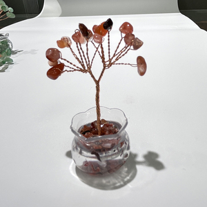 Wholesale Natural <strong>Rose</strong> Quartz <strong>Jade</strong> Crystal Tree - Product Image 3
