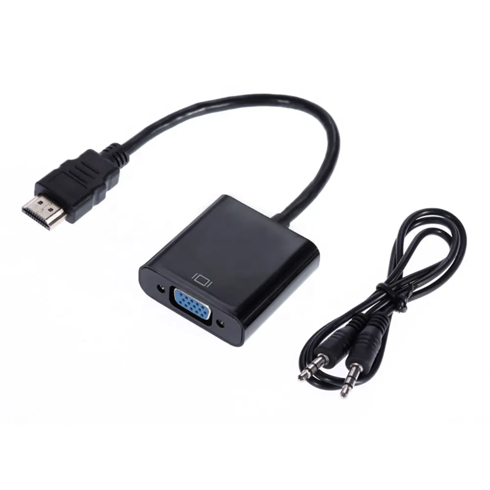 HDMIにVGA Adapter MaleにFemale Cable ConverterとAudio Output