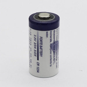 CR123A LiMnO2电池<span class=keywords><strong>3</strong></span> V 1.5Ah烟雾探测器<span class=keywords><strong>3</strong></span>伏1500毫安时原电池