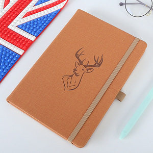 Mit Ribbon Bronzing Logo Business Personal isiertes Notizbuch Rosa Notizbuch Benutzer definiertes Journal Drucken Notizbuch - Product Image 5