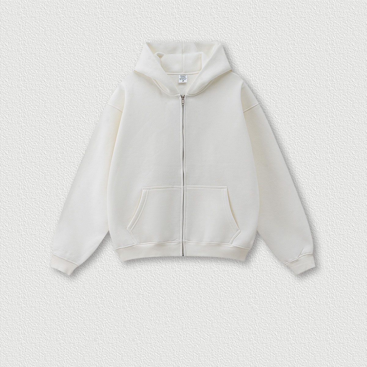 Sweat à capuche blanc