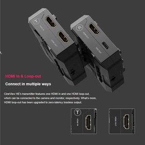 ACCSOON CineView HE Wireless Video Transmission System Transmitter <strong>and</strong> Receiver 2.4+5GHz <strong>Input</strong> <strong>and</strong> Loop <strong>Output</strong> - Product Image 5